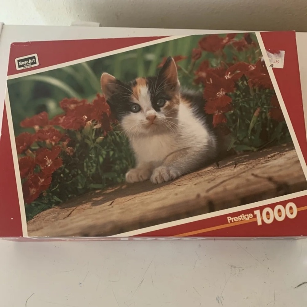 RoseArt 1990’s Cat themed puzzle